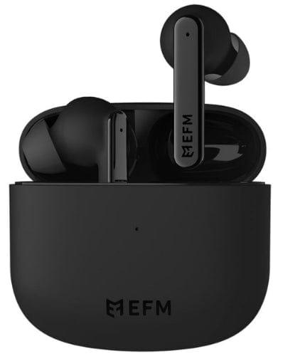 EFM  TWS Detroit Earbuds With Wireless Charging - Black - Brand New