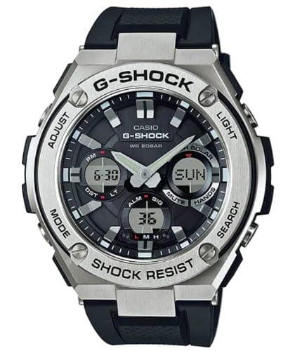 Casio  G-Shock G-Steel GST-S110-1A Solar Analog Digital Watch in Black/Silver in Brand New condition