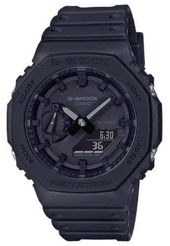 Casio  G-Shock x Carbon GA-2100-1A1 Analog Digital CasiOak Men's Watch - All Black - Brand New