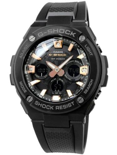 Casio  G-Shock GST-S310BDD-1A Diamond Index Analog Digital Watch - Black - Brand New