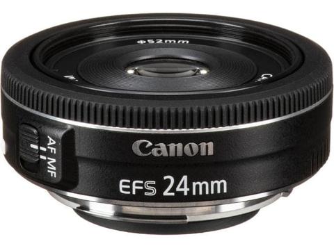 Canon  EF-S24mm f/2.8 STM Lens - Black - Brand New