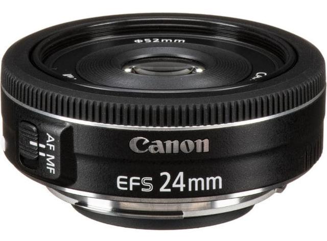 Canon  EF-S24mm f/2.8 STM Lens in Black in Brand New condition