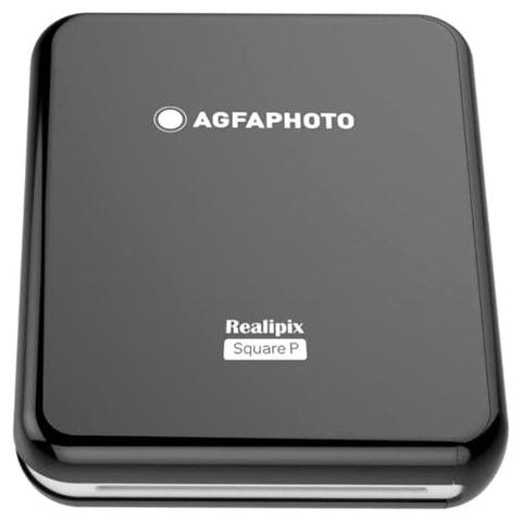 Agfaphoto AgfaPhoto Realipix Square P (76 x 76 mm) Wireless Portable Photo Printer - Black - Brand New