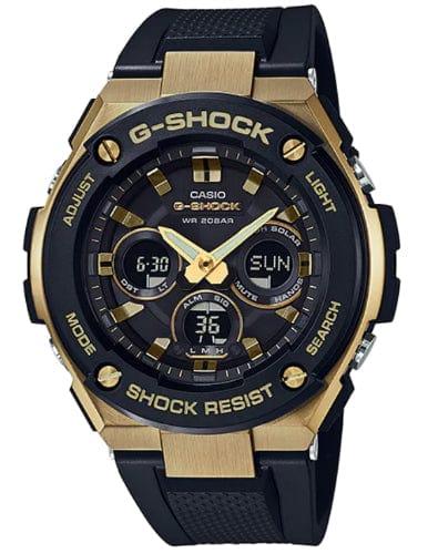 Casio  G-Shock G-Steel GST-S300G-1A9 Solar Analog Digital Watch in Black/Gold in Brand New condition