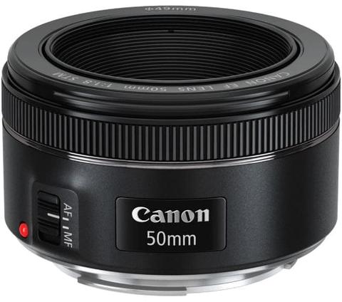 Canon  EF 50mm f/1.8 STM Lens - Black - Brand New