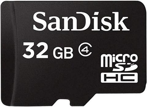 SanDisk  MicroSDHC Class 4 Memory Card - 32GB - Black - Brand New