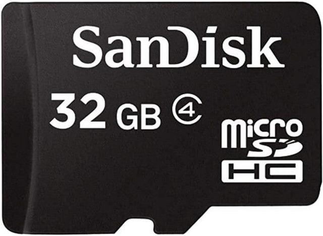 SanDisk  MicroSDHC Class 4 Memory Card 32GB in Black in Brand New condition