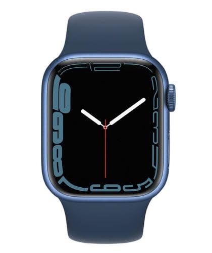 Apple  Watch Series 7 Aluminum 41mm (GPS) Abyss Blue Sport Band - 32GB - Blue - Brand New