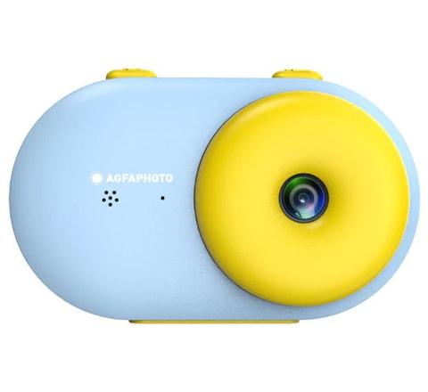 Agfaphoto Waterproof Realikids Cam - Digital Camera for Active Children (16MP Photo/ Video/ 2.4 Inch LCD Screen/ Photo Filters/ Selfie Mode/ Lithium Battery) with 8GB Micro SD Card Included - Blue - Brand New