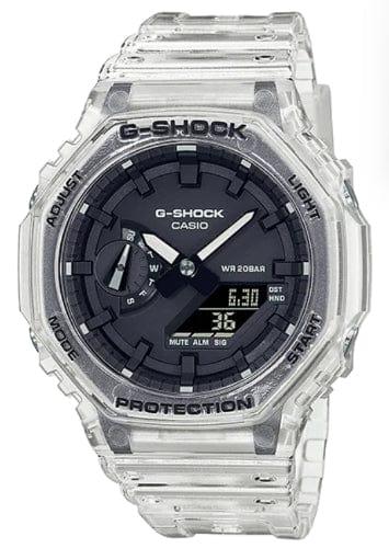 Casio  G-Shock GA-2100SKE-7A Skeleton Transparent Diver's Analog Digital Men's Watch  in Mineral Crystal in Brand New condition