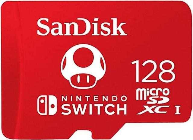 SanDisk  Nintendo-Licensed Memory Cards For Nintendo Switch (Super Mario Super Mushroom) 128GB in Default in Brand New condition