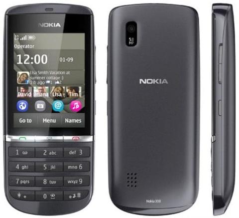 Nokia  Asha 300 - 256MB - Graphite - Excellent