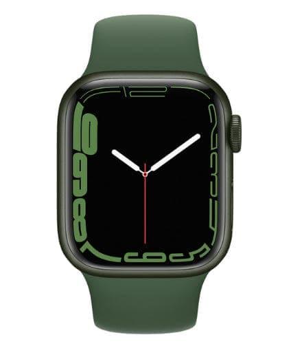 Apple  Watch Series 7 Aluminum 41mm (GPS) Clover Sport Band - 32GB - Green - Brand New