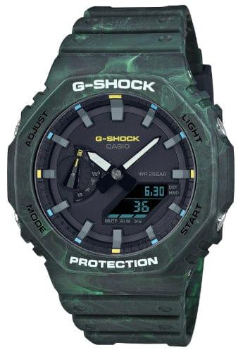Casio  G-Shock GA-2100FR-3A Analog Digital Foggy Forest CasiOak Men’s Watch - Green - Brand New
