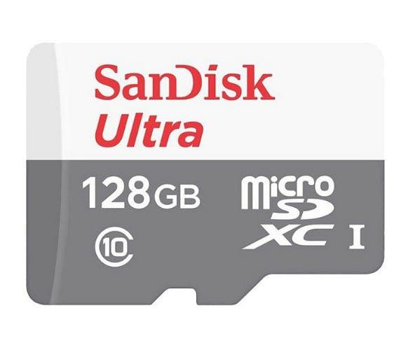 SanDisk  Ultra 128GB Micro SD Memory Card 80MB/s in White in Brand New condition