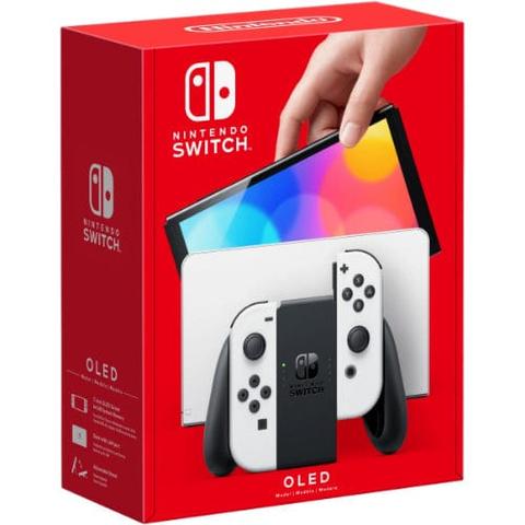 Nintendo  Switch OLED Model White Set - 64GB - White - Brand New