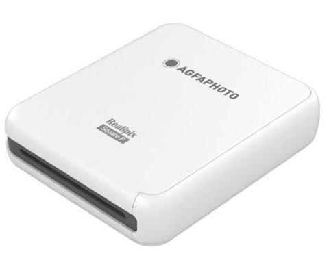 Agfaphoto AgfaPhoto Realipix Square P (76 x 76 mm) Wireless Portable Photo Printer - White - Brand New