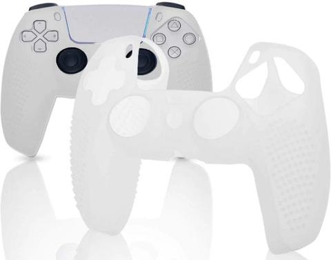 Silicone Protective Case for PlayStation 5 Controller - White - Brand New