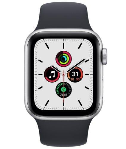Apple Watch Series 3 Aluminium 38mm (GPS) Black Sport Band - 8GB - Silver - Very Good