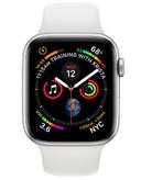 Apple Watch Series 4 Aluminum 40mm (GPS) Black Sport Band 16GB in Silver in Acceptable condition