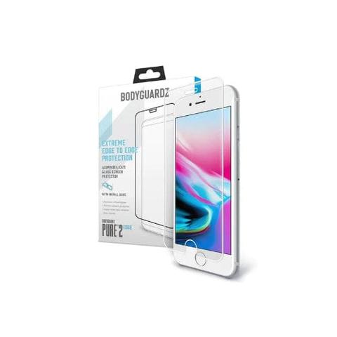 BodyGuardz  Pure2 Tempered Glass Screen Protector for iPhone 6+/ 7+/ 8+ - Clear - Brand New