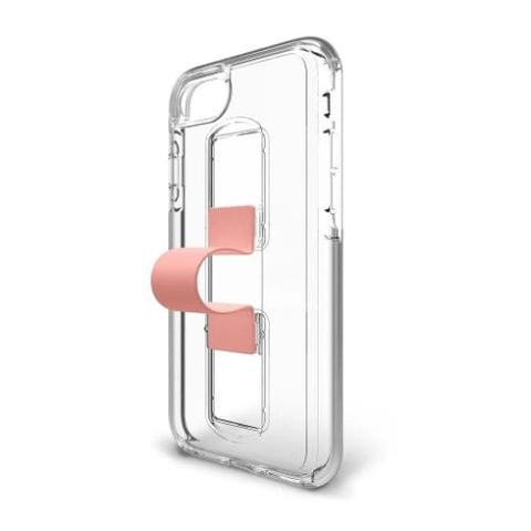 BodyGuardz  SlideVue Phone Case for iPhone 6/ 7/ 8 - Clear Pink - Brand New