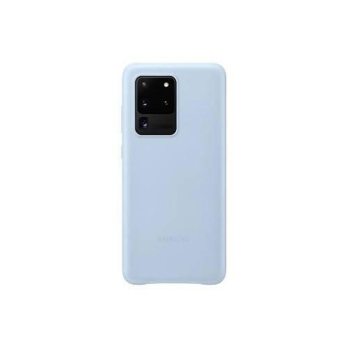 Samsung Galaxy S20 Ultra Leather Case in Blue in Brand New condition