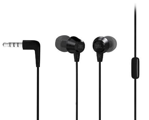 JBL  C50HI In-ear Headphones - Black - Brand New