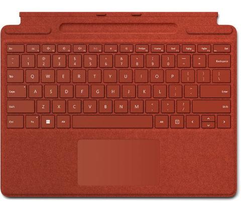 Microsoft  Surface Pro Signature Keyboard for Pro X and Pro 8 (Excludes Slim Pen) - Poppy Red - Brand New