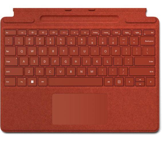 Microsoft  Surface Pro Signature Keyboard for Pro X and Pro 8 (Excludes Slim Pen) in Poppy Red in Brand New condition