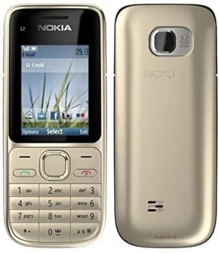 Nokia  C2-01 - 43MB - Warm Silver - As New