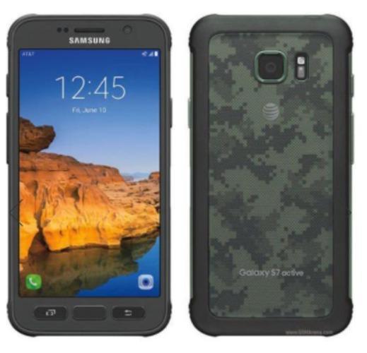 Samsung Galaxy S7 Active 32GB in Camo Green in Excellent condition