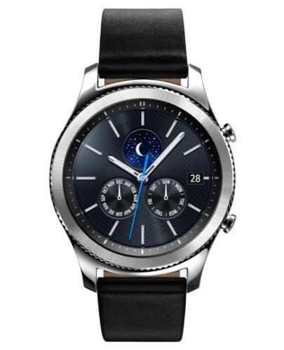 Samsung Gear S3 Classic 4GB in Silver-Classic (Stainless Steel)-Leather Band-Black in Acceptable condition