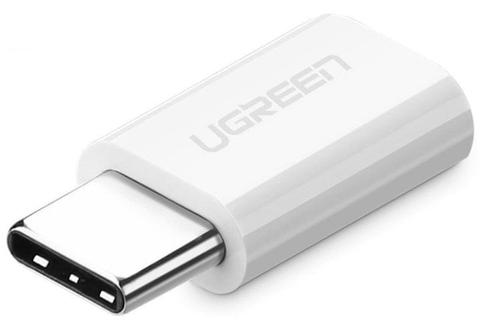 Ugreen  USB 3.1 Type-C Male to Micro USB 2.0 Female OTG Converter Data Adapter - White - Brand New